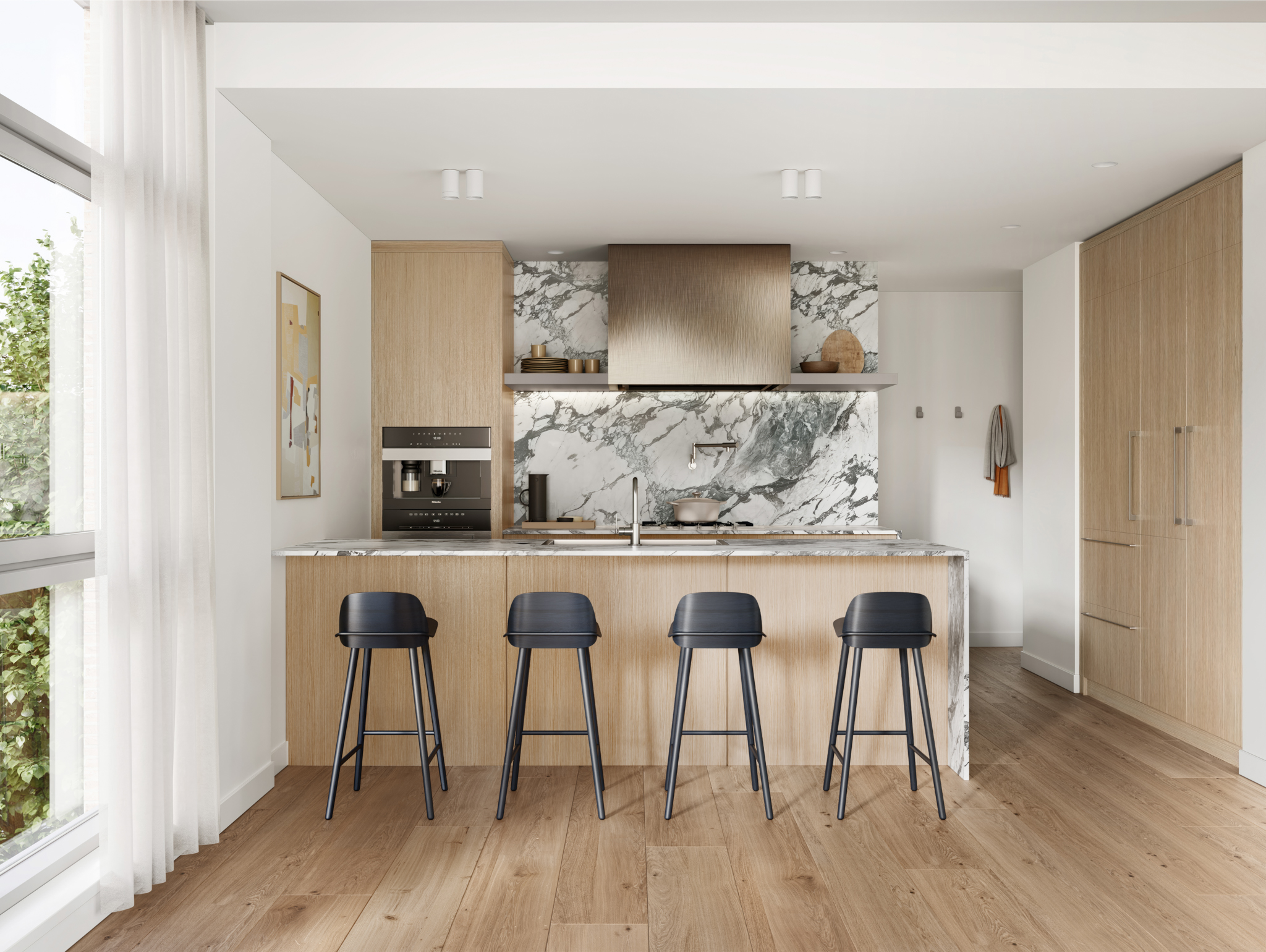 Anything but Ordinary —Vancouver Oakridge Ashleigh Condo. 2-Bedroom light color scheme.