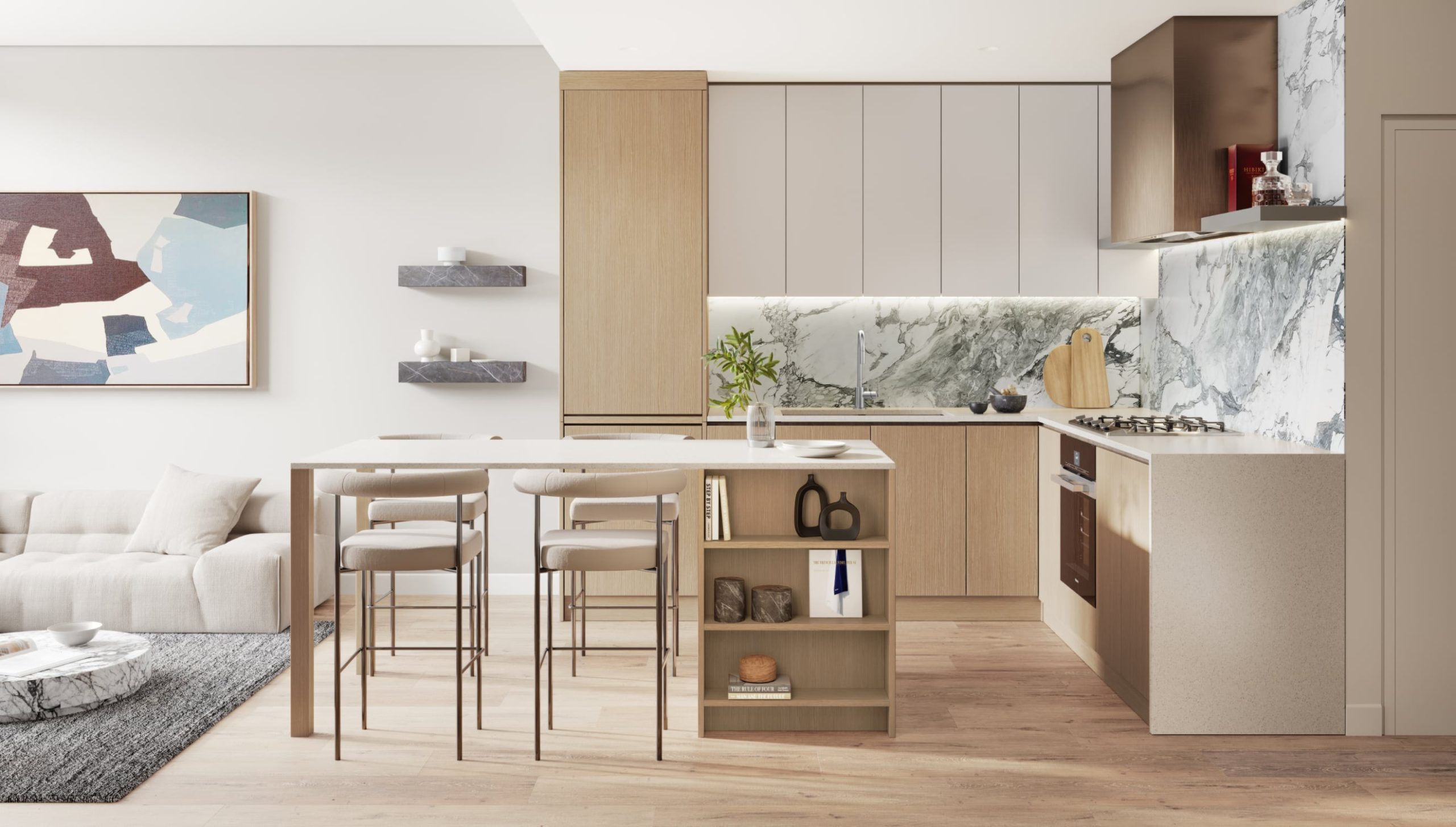 Vancouver Oakridge Ashleigh Condo - 1 Bedroom light color scheme