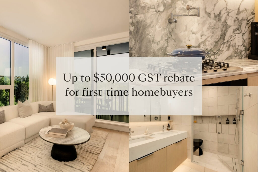 Four Selected Homes Eligible for GST Rebate.