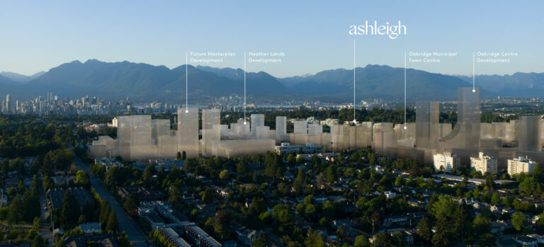 Oakridge Vancouver redevelopment area showing city growth and future urban transformation