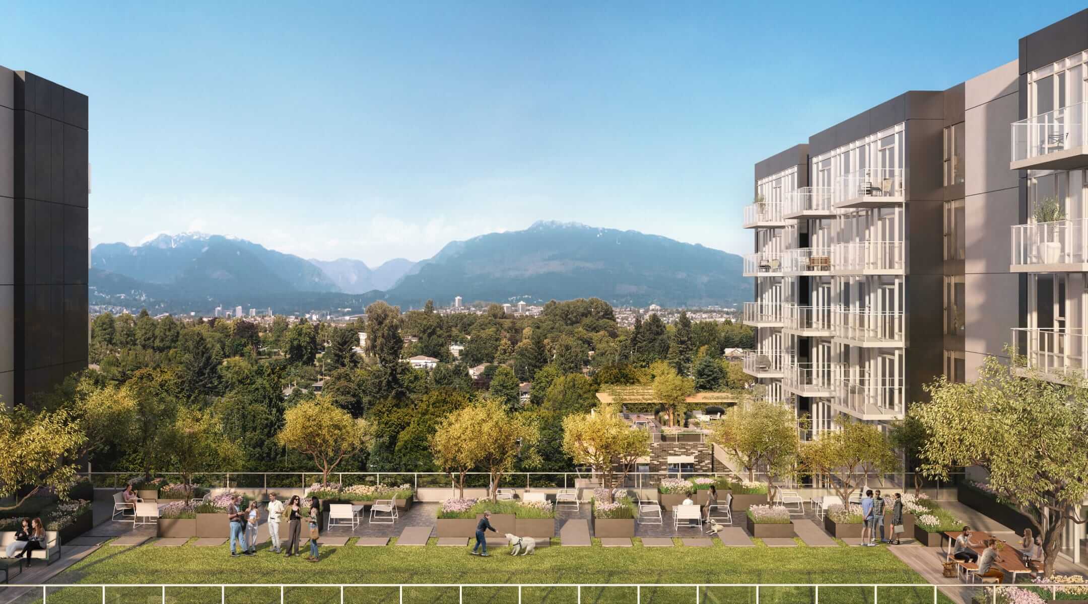 Frame Vancouver Condo Amenities - Outdoor Terrace